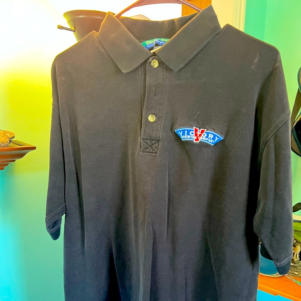 Victory Brewing polo size Large